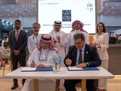 Hospitality Management Holding (HMH) signs Hotel Management Agreement for Corp Yanbu Hotel at ATM 2023