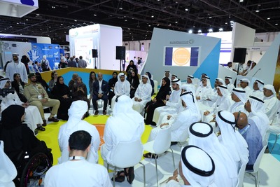 During the Majlis hosted by the Dubai Youth Council in the Knowledge Hub during the AccessAbilities Expo